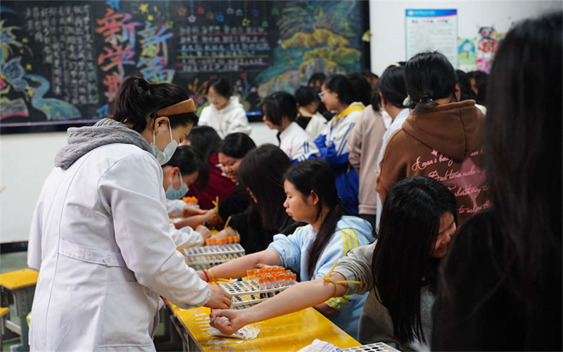 吉安市理工技工學(xué)校全力護(hù)航，25屆高職單招體檢工作有序開展